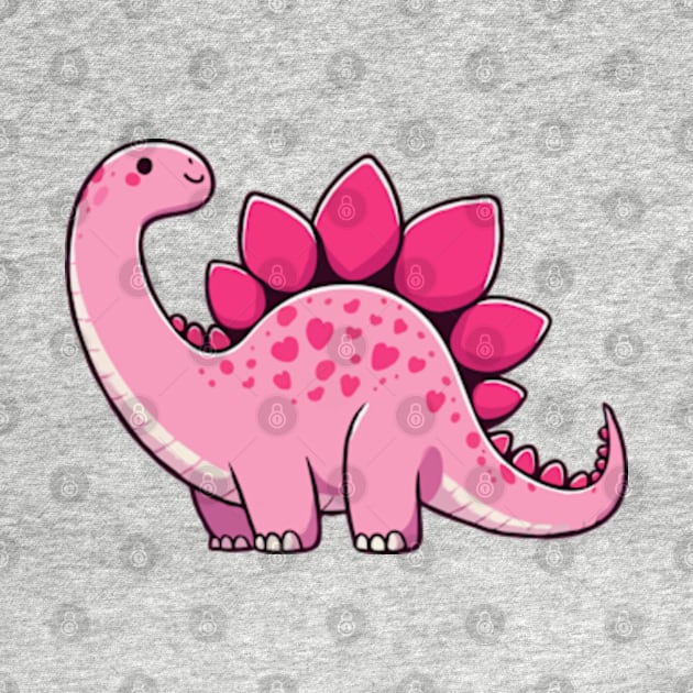 Pink Dinosaur by katzura